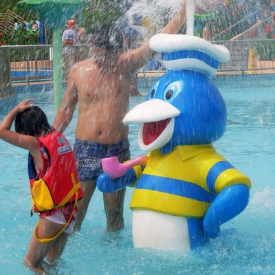 De commerciële van het de Nevelpark van de Glasvezeleend van het Materiaalkinderen Openluchtspelen voor Waterpark
