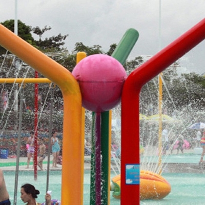 Van de het Materiaaleend van het nevelpark het Spel van de Nevelaqua, de Structurenoem van Watersprayground