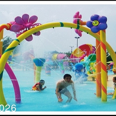 De openluchtnevel van het Familievermaak overspande Deur, Aqua-Parkmateriaal voor 5 - 10 personen