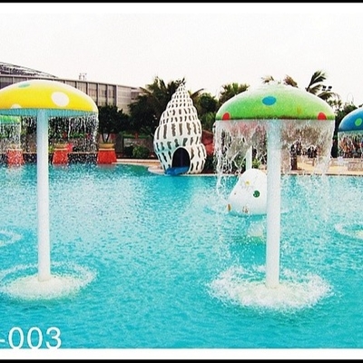 Aangepaste Glasvezel, pvc-het Parkmateriaal van Aqua van de Nevelpaddestoel voor 3 - 5 Personen