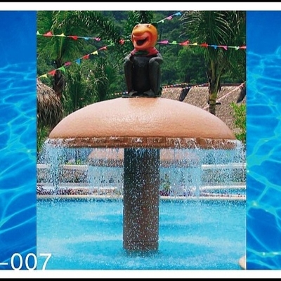 Aangepaste Glasvezel, pvc-het Parkmateriaal van Aqua van de Nevelpaddestoel voor 3 - 5 Personen