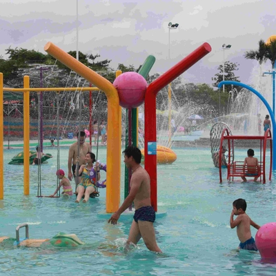 Het aangepaste van de het Waterkleur van het Nevelpictogram Spel van de Kolomaqua, Aqua-Parkmateriaal voor Jonge geitjesvolwassenen