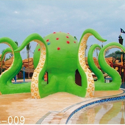 Het Spel van Aqua van de glasvezeloctopus van De Recreatie van de Pretparkfamilie