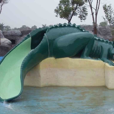Kleine de Pooldia's van het Glasvezelwater voor Jonge geitjes, de Dia van de het Materiaalkrokodil van het Waterpark