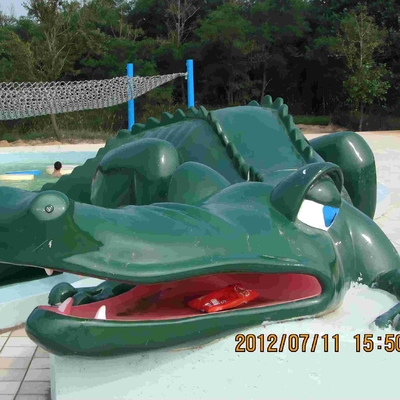 De Dia van de het Materiaalkrokodil van het waterpark, de Commerciële Kleine Dia van het Glasvezelwater