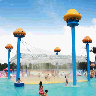 De kwallenwereld structureert Openluchtaqua-het Parkmateriaal van het Spelwater voor Familieinteractie