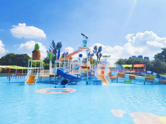 Elephant waterpark haalbaarheidsstudie water speeltuin voor kinderen water spel apparatuur voor spatten water