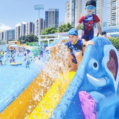 Elephant waterpark haalbaarheidsstudie water speeltuin voor kinderen water spel apparatuur voor spatten water