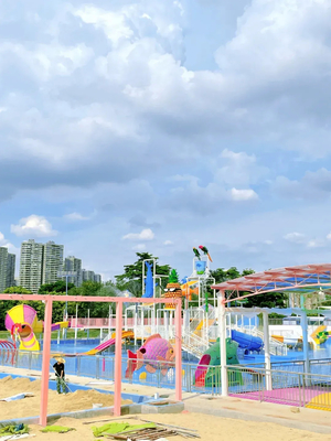 Waterpark haalbaarheidsonderzoek water speeltuin voor kinderen water spel apparatuur voor water spatten