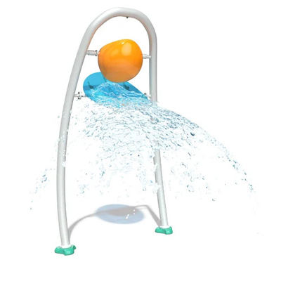 Op maat gemaakte sproeiparkapparatuur Glasvezel water sproei emmer