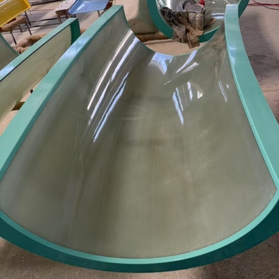 RTM waterpark uitrusting ontwerp lichaam glasvezel glijbanen voor zwembaden Vison waterparken