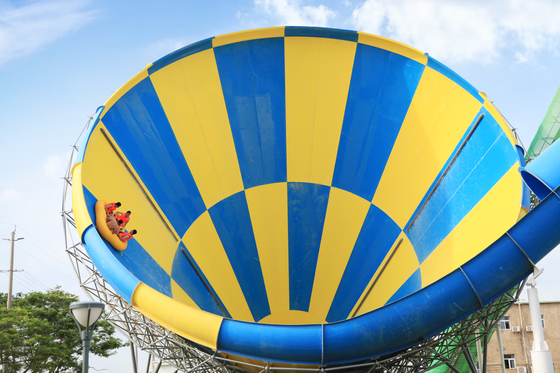 Het aangepaste Super Water van de Tornadoglasvezel glijdt 14.6m Platformhoogte voor Als thema gehad Waterpark
