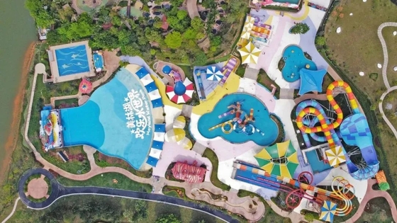 Beste Prijs Multi-track Dia van het Waterpark van het Vermaakthema/Waterdia