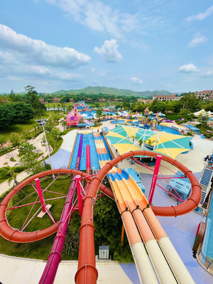 Beste Prijs Multi-track Dia van het Waterpark van het Vermaakthema/Waterdia