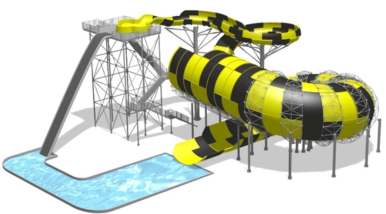 De commerciële dia van het anacondawater voor avonturenvermaak waterpark/de Dia van het Glasvezelwater