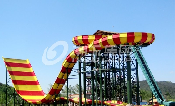 Het Waterdia's van de Funnuydouane, De Dia van Aqua van de Pretparkboemerang voor de Pret van de 2 Mensenfamilie