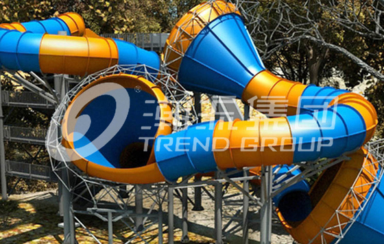 Het grappige Glasvezelwater glijdt Hoogte 16m de Capaciteit 480 Ruiters/h van de Woedeaanvalvallei voor Waterpark