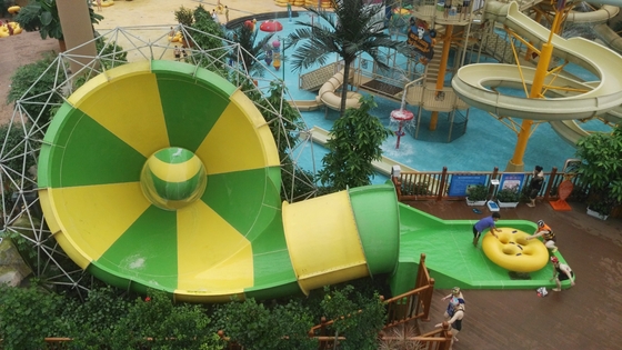 Het grappige Glasvezelwater glijdt Hoogte 16m de Capaciteit 480 Ruiters/h van de Woedeaanvalvallei voor Waterpark