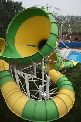 Het grappige Glasvezelwater glijdt Hoogte 16m de Capaciteit 480 Ruiters/h van de Woedeaanvalvallei voor Waterpark
