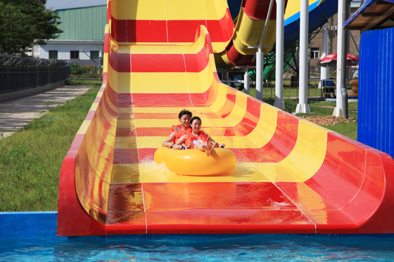 Fiberglass Boomerang Water Slide for 2 Riders - 13.8m Height