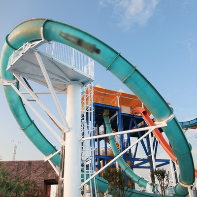 Vison Aqua Loop Glasvezel Waterglijbaan 16m Platformhoogte