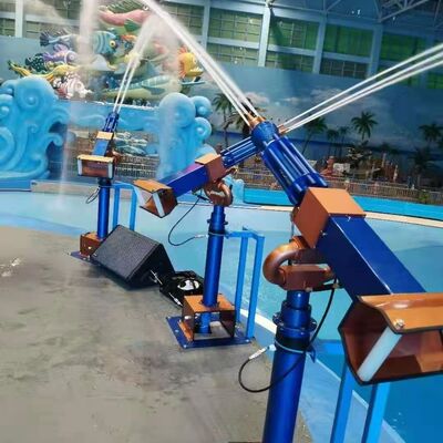 Volwassenen Roestvrijstalen Waterpistool Spel Aangepaste Aqua Park Apparatuur Voor Vakantieoord