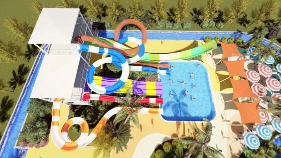 SpectraTower 6-in-1 Multi-Generation Slide Complex met 720 r/h capaciteit en 42mx60m vloeroppervlak
