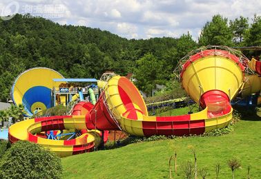 Commerciële het Waterdia's van de Trompetglasvezel voor Volwassenen/de Speelplaats van het Waterpark