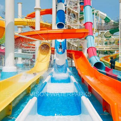 CE ISO Certified Aqua Playground with Customizable Water Play Themes, Safe Fun Interactive Slides, and Hot-Dip Galvanized Steel Columns