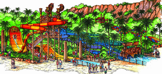Waterpark Conceptueel Ontwerp, het Ontwerp van Waterparken/Aangepast Waterpark