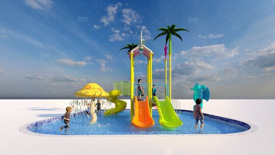 Ocean Style Theme Aqua Playground met opvouwbaar en licht ontwerp voor meer dan 10 jaar levensduur