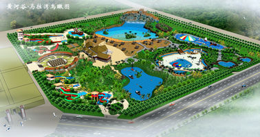 Van de Diabuizen van het glasvezelwater het Pretparkspelen/Aangepast Waterpark