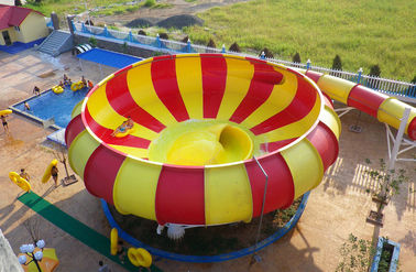 De Dia's van het de Glasvezelwater van het Aquapark, 19m Hoogte Waterpark Super Bowl voor Waterpark