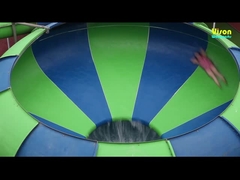 Glasvezel Space Bowl glijbaan voor pretpark