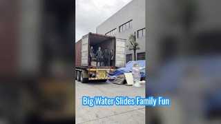 Bekijk: Grote glasvezel-glijbanen Familiewaterpark Aqua Park Amusement Showcase